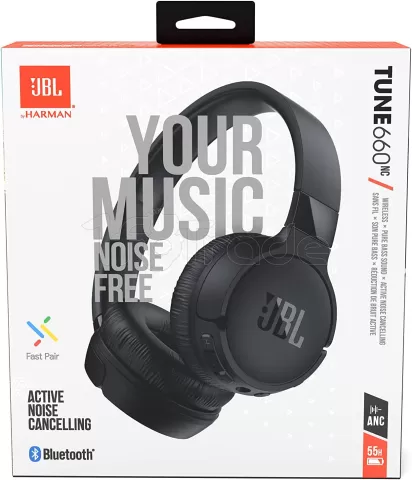 Photo de Casque Micro sans fil JBL Tune 660NC (Noir)