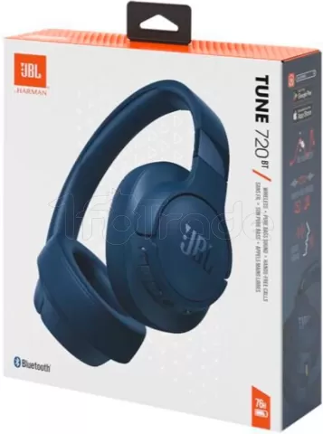 Photo de Casque Micro sans fil JBL Tune 720 (Bleu)