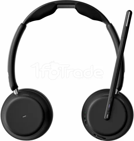 Photo de Casque Micro sans fil Sennheiser Epos Impact 1061T avec base (Noir)