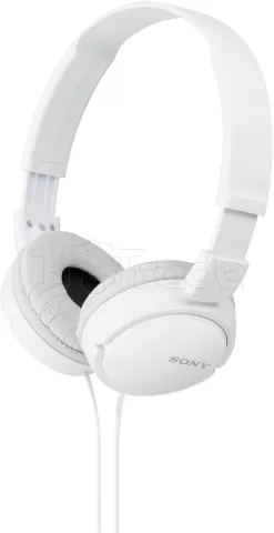 Photo de Casque pliable Sony MDR-ZX110B (Blanc)