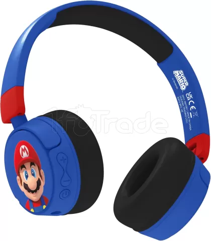 Photo de Casque sans fil pour enfant OTL Super Mario (Bleu)