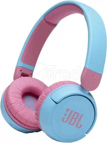 Photo de Casque sans fil pour enfants JBL JR310BT (Bleu/Rose)