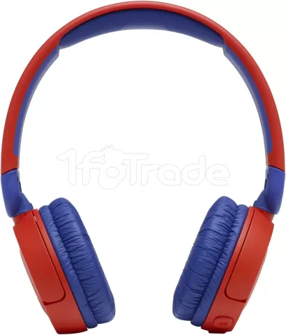 Photo de Casque sans fil pour enfants JBL JR310BT (Rouge/Bleu)