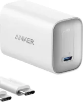 Photo de Chargeur secteur Anker 1 port USB-C 100W avec cable USB-C (Blanc)