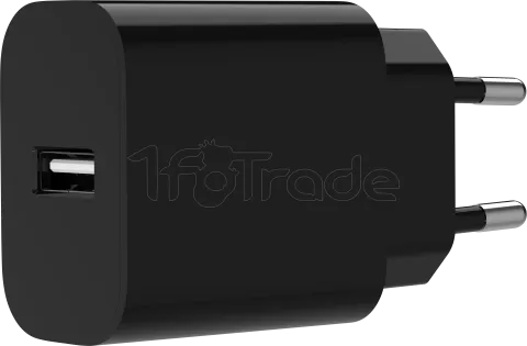 Photo de Chargeur secteur Gembird - 1x USB-A 12W (Noir)