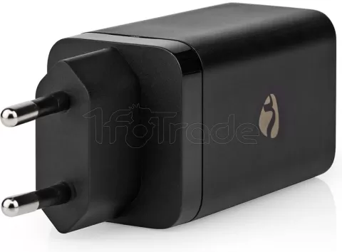 Photo de Chargeur secteur Nedis 1 port USB-A + 2 ports USB-C 65W (Noir)