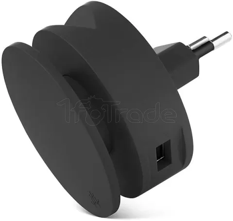 Photo de Chargeur secteur USBePower Mini Aero 2 ports USB (Noir)