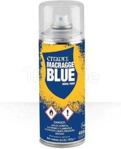 Photo de Citadel Bombe sous-couche - Aérosol Macragge Blue (400mL)