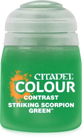 Photo de Citadel Pot de Peinture - Contrast Striking Scorpion Green (18ml)