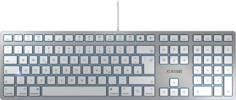 Photo de Clavier Cherry KC-6000 compatible Mac USB (Argent)