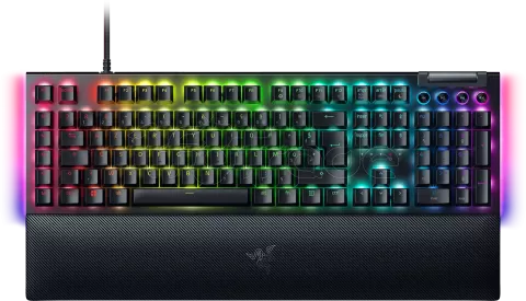 Photo de Clavier filaire Gamer mécanique (Razer Green) Razer BlackWidow V4 RGB (Noir)