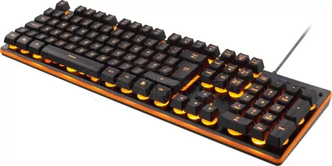 Photo de Clavier Gamer Deltaco GAM-021 LED orange (Noir)