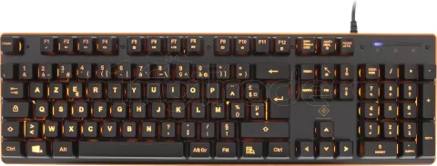 Photo de Clavier Gamer Deltaco GAM-021 LED orange (Noir)