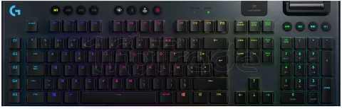 Photo de Clavier Gamer Logitech G915 Ligtsync Clicky RGB (Noir)