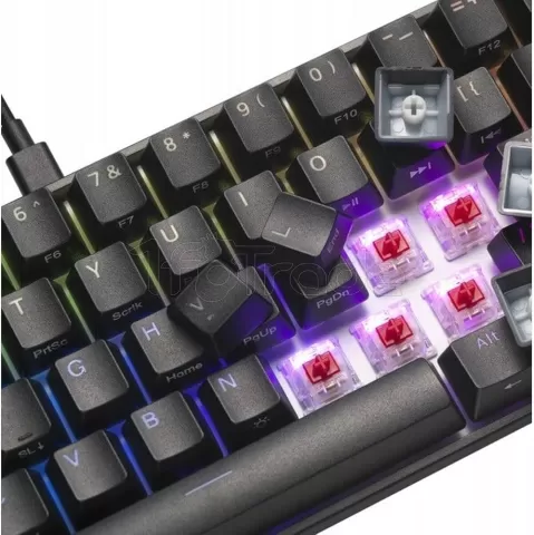 Photo de Clavier Gamer Mad Catz S.T.R.I.K.E. 6 TKL RGB (Noir)