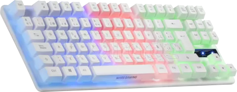 Photo de Clavier Gamer Mars Gaming MK02 TKL RGB (Blanc)