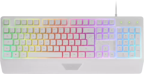 Photo de Clavier Gamer Mars Gaming MK124 RGB (Blanc)