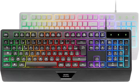 Photo de Clavier Gamer Mars Gaming MK124 RGB (Noir)