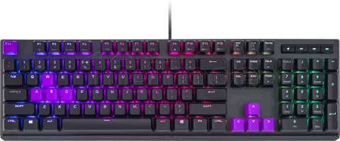 Photo de Clavier Gamer mécanique (Cherry MX Red) Cooler Master MasterKeys MK750 RGB (Noir)