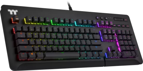 Photo de Clavier Gamer mécanique (Cherry MX Silver) Thermaltake Level 20 GT RGB (Noir)