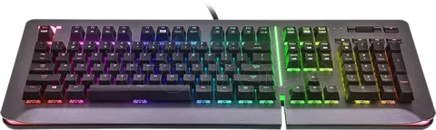 Photo de Clavier Gamer mécanique (Cherry MX Silver) Thermaltake Level 20 RGB (Gris)