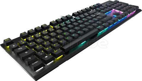 Photo de Clavier Gamer mécanique (Cherry MX Speed) Corsair K60 Pro Low Profile RGB (Noir)