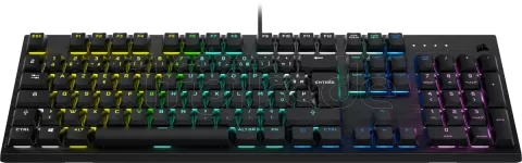 Photo de Clavier Gamer mécanique (Cherry MX Speed) Corsair K60 Pro Low Profile RGB (Noir)