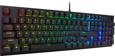 Photo de Clavier Gamer mécanique (Cherry MX Speed) Corsair K60 Pro Low Profile RGB (Noir)