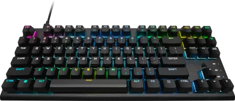 Photo de Clavier Gamer mécanique (Corsair OPX) Corsair K60 Pro TKL RGB (Noir)