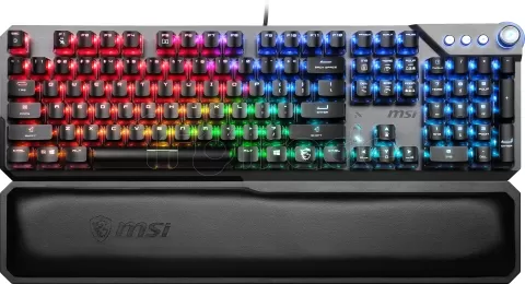 Photo de Clavier Gamer mécanique (MSI Sonic Blue) MSI Vigor GK71 Sonic RGB (Noir)