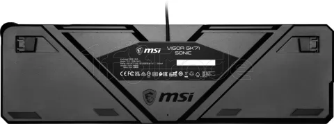 Photo de Clavier Gamer mécanique (MSI Sonic Red) MSI Vigor GK71 Sonic RGB (Noir)