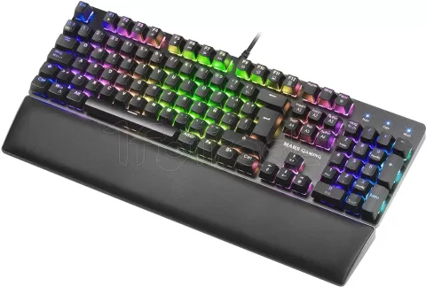 Photo de Clavier Gamer mécanique (Outemu Red Switch) Mars Gaming MK5 RGB (Noir)