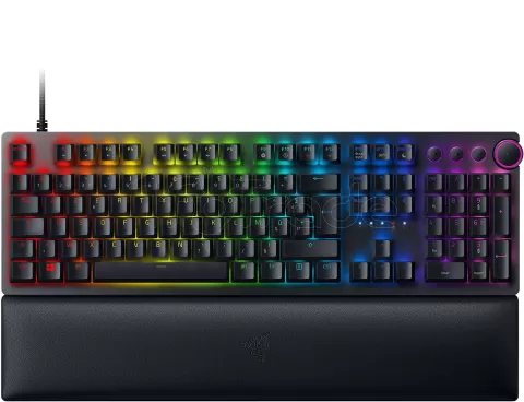 Photo de Clavier Gamer mécanique (Razer Optical Switch Purple) Razer Huntsman V2 RGB (Noir)