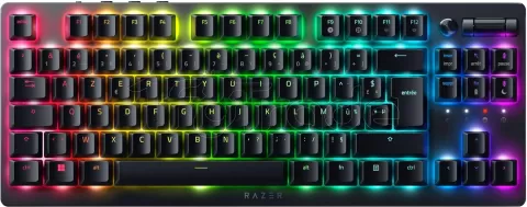 Photo de Clavier Gamer mécanique (Razer Optical Switch Red) Razer  DeathStalker V2 Pro Tenkeyless RGB (Noir)