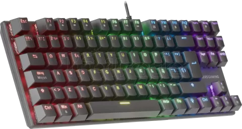 Photo de Clavier Gamer mécanique (Red Switch) Mars Gaming MK80 RGB (Noir)