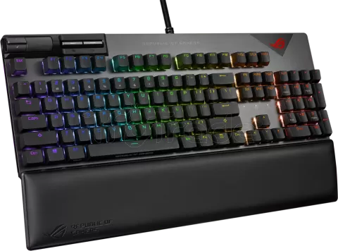 Photo de Clavier Gamer mécanique (Rog NX Red) Asus Rog Strix Flare II RGB (Noir)