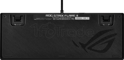 Photo de Clavier Gamer mécanique (Rog NX Red) Asus Rog Strix Flare II RGB (Noir)