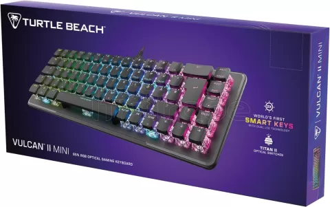 Photo de Clavier Gamer mécanique Turtle Beach Vulcan II Mini TKL RGB (Noir)