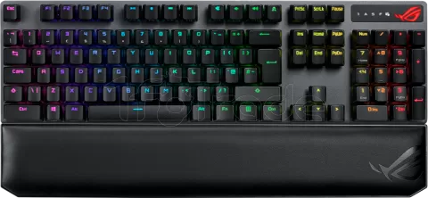 Photo de Clavier Gamer sans fil mécanique (Rog NX Red) Asus Rog Strix Scope NX Deluxe RGB (Noir)