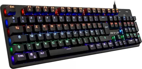 Photo de Clavier Gamer The G-Lab Keyz Carbon Ex RGB (Noir)