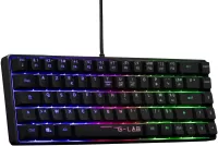 Photo de Clavier Gamer The G-Lab Keyz Hydrogen TKL RGB (Noir)