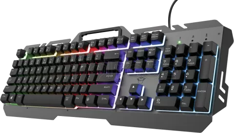 Photo de Clavier Gamer Trust GXT 853 Esca RGB (Noir)