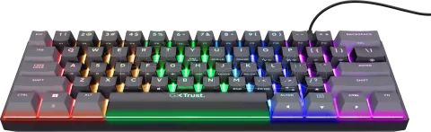 Photo de Clavier Gamer Trust GXT 867 Acira 60 Mini RGB (Noir)