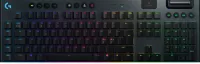 Photo de Clavier sans fil Gamer mécanique (Logitech GL Tactile Brown ) Logitech G915 Lightspeed RGB (Noir)