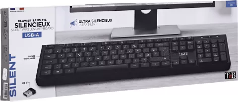 Photo de Clavier sans fil T'nB Silent (Noir)