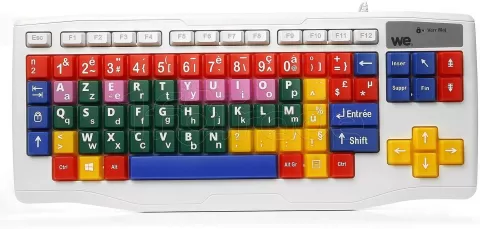 Photo de Clavier We Kids pour Enfants (Blanc)