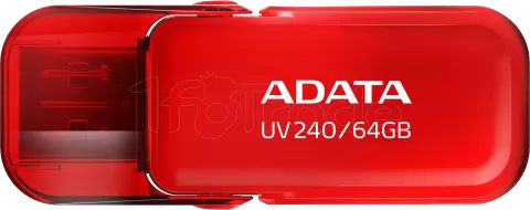 Photo de Clé USB 2.0 Adata UV240 - 64Go (Rouge)