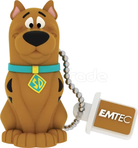 Photo de Clé USB 2.0 Emtec HB106 Hanna Barbera Scooby-Doo - 16Go (Marron)