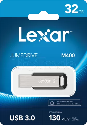 Photo de Clé USB 3.0 Lexar JumpDrive M400 - 32Go (Noir)