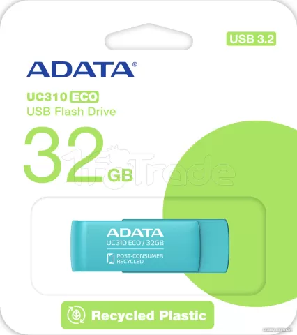 Photo de Clé USB 3.2 Adata UC310 Eco - 32Go (Bleu)